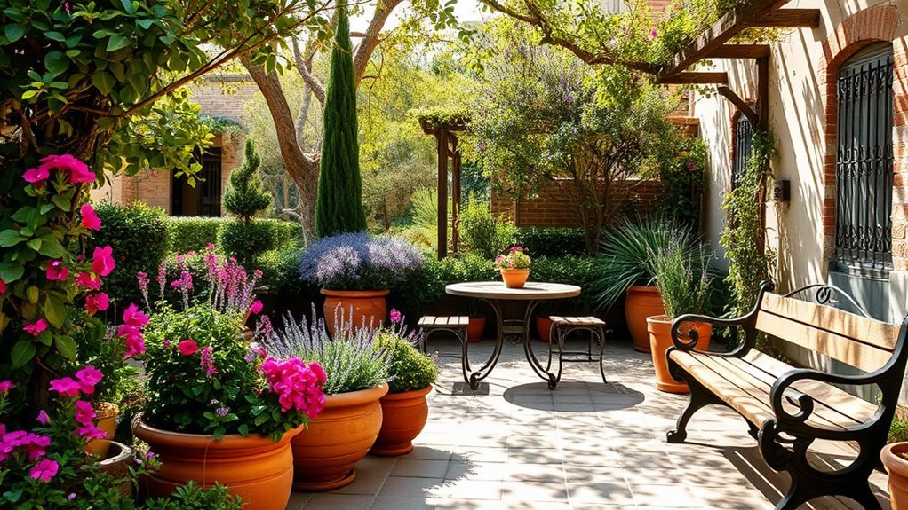 rustic italian backyard inspiration