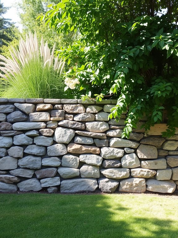 rustic stone wall design