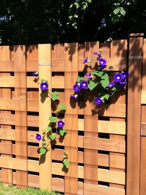 rustic wooden pallet enclosure