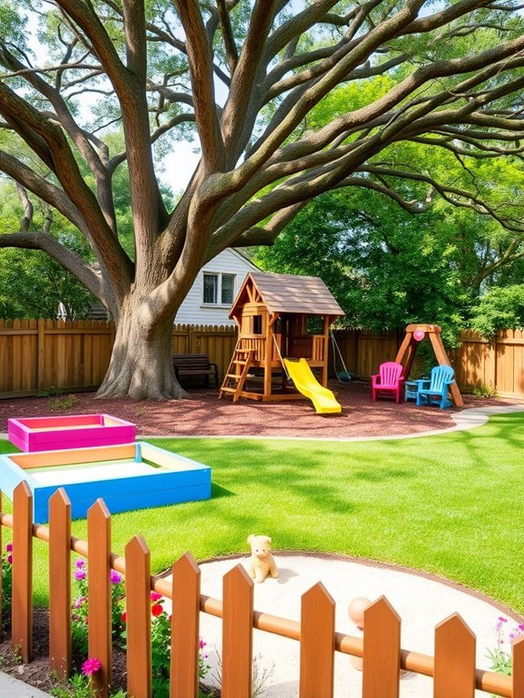 safe outdoor play space