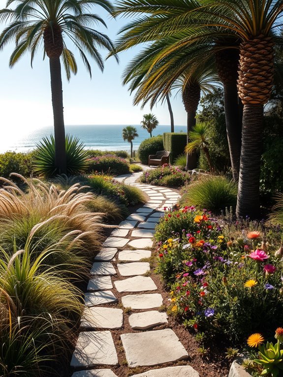 scenic seaside garden trails