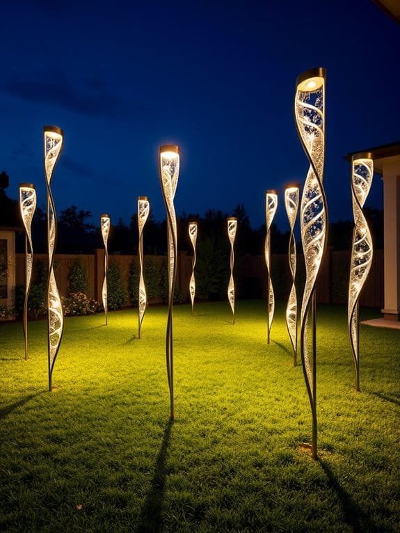 sculptural poles with artistry