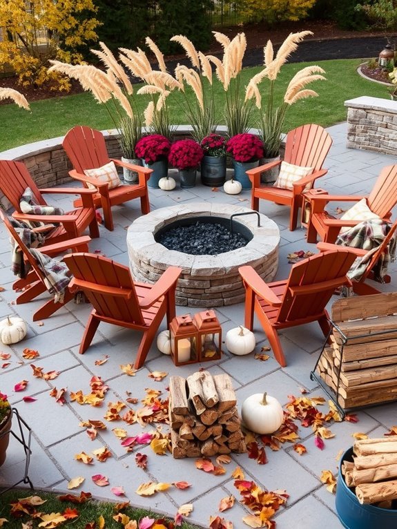 seasonal fire pit decorations