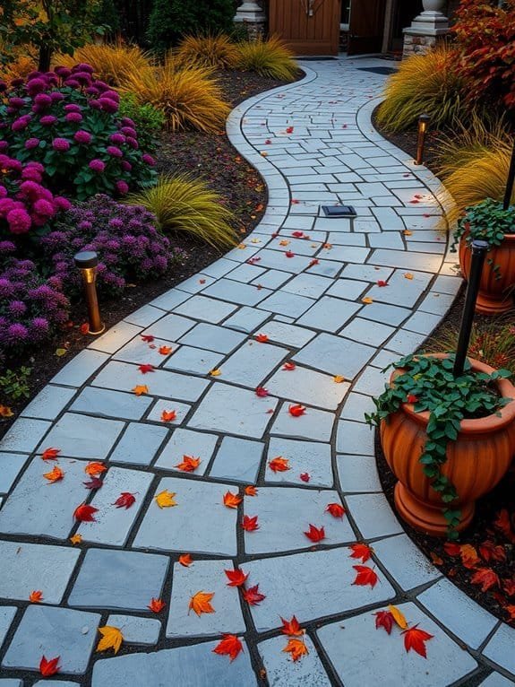 seasonal walkway decoration ideas