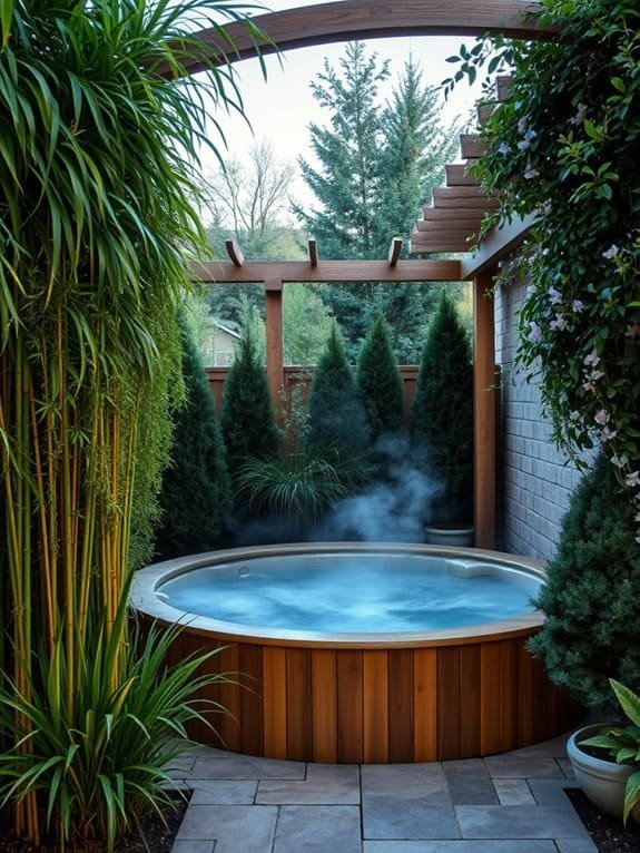 secluded aquatic landscape design