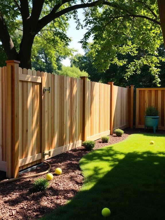 securely install a fence