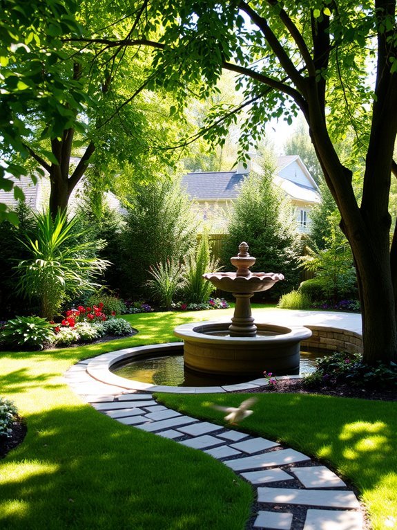 serene aquatic landscape design