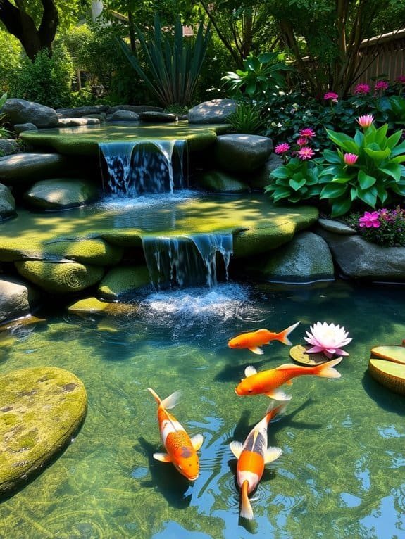 serene aquatic landscapes displayed