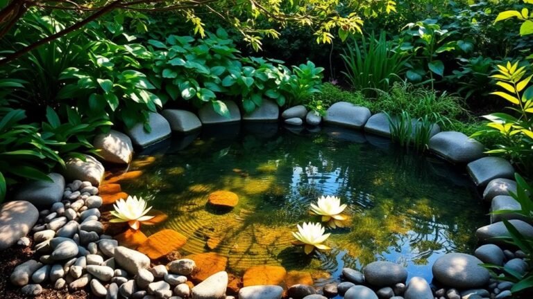 serene backyard pond ideas