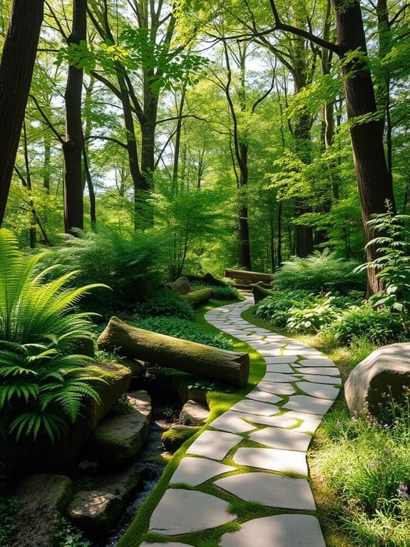 serene forest trail design