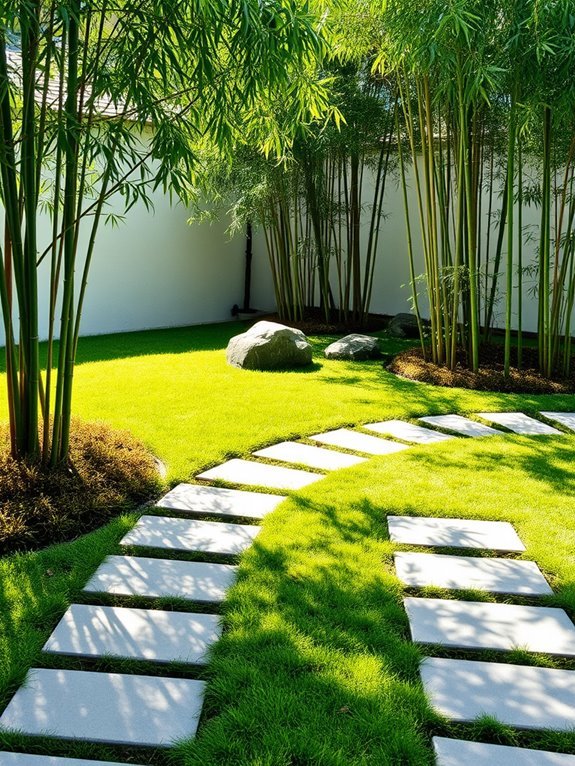 serene landscaped tranquility oasis