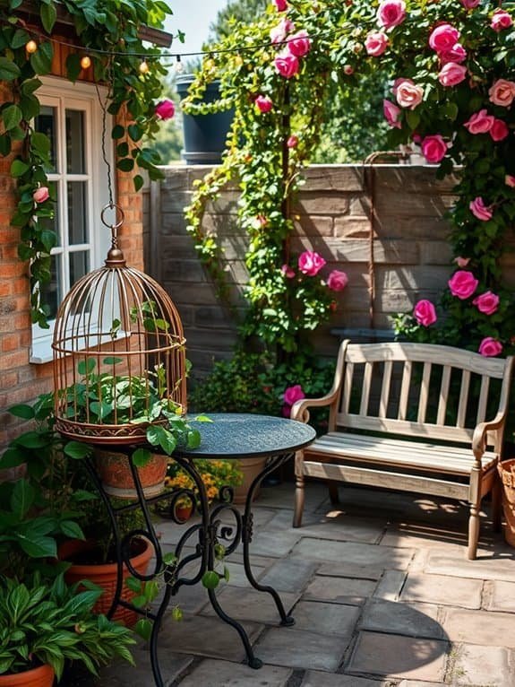 serene outdoor relaxation space