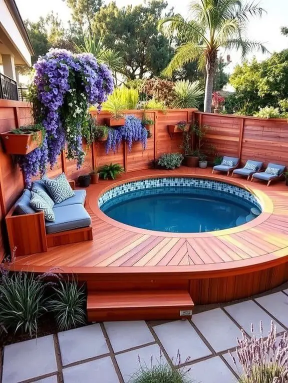 serene outdoor relaxation space
