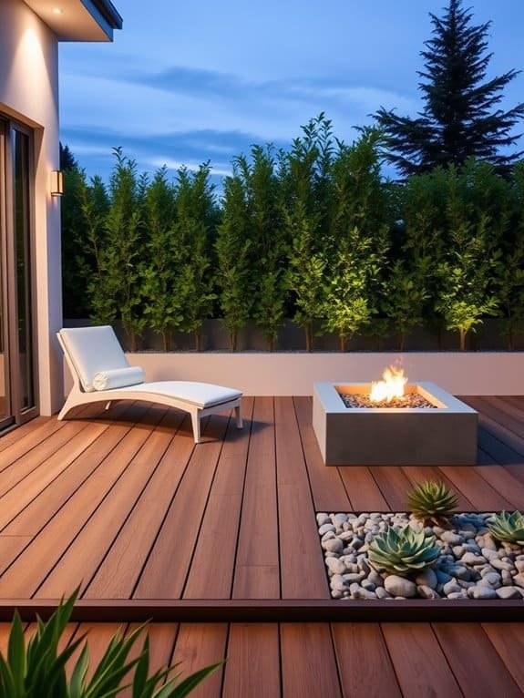 serene outdoor relaxation space