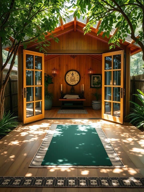 serene space for meditation