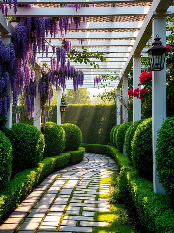 shaded outdoor pathways design