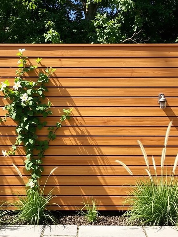 sleek modern privacy barrier