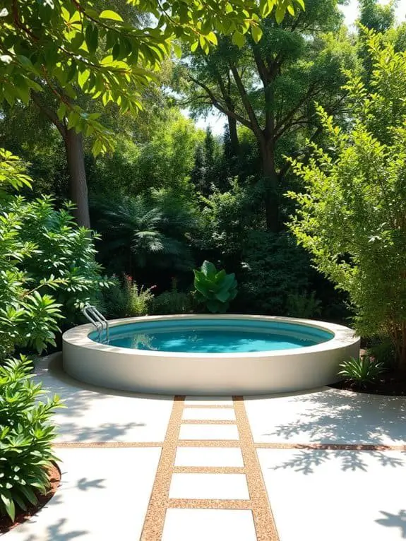 sleek outdoor swimming options