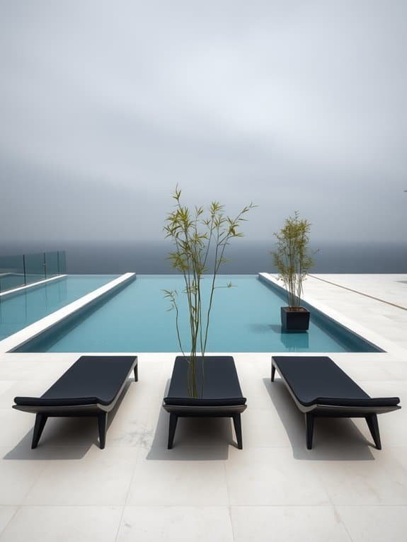 sleek simple elegant pool