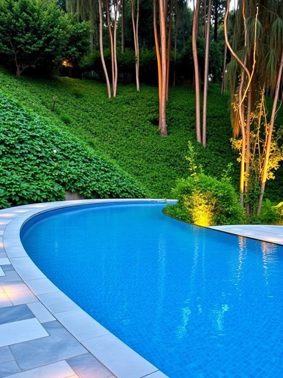 sleek sophisticated swimming experience