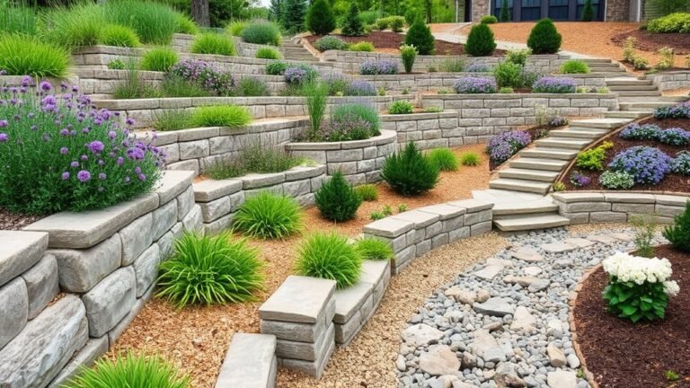 sloped yard landscaping ideas