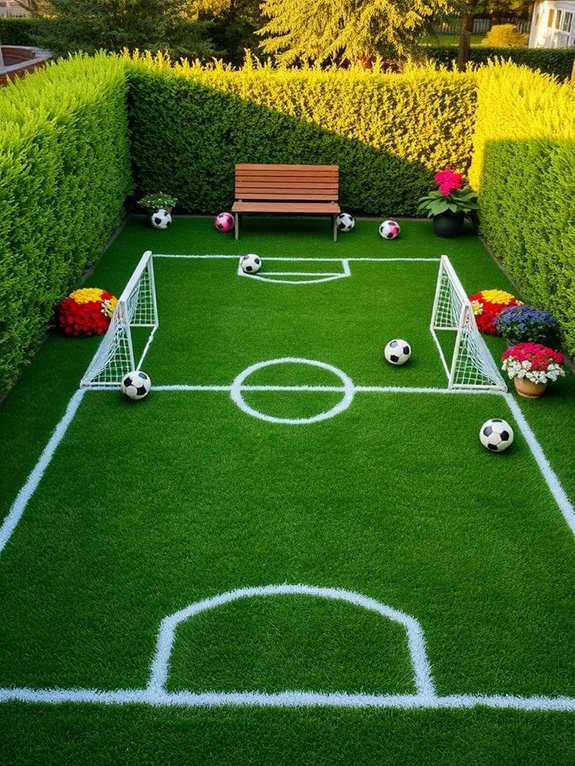 small scale soccer fields