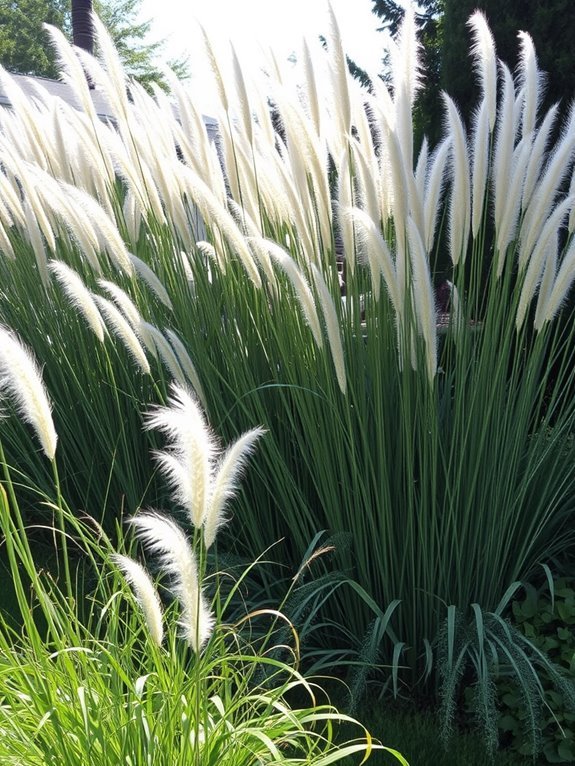 softening views with grasses