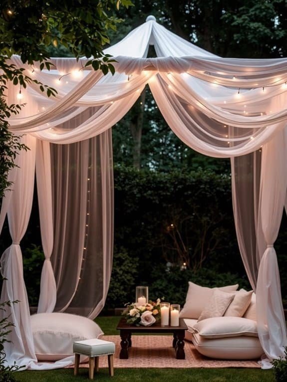 sophisticated canopy event space