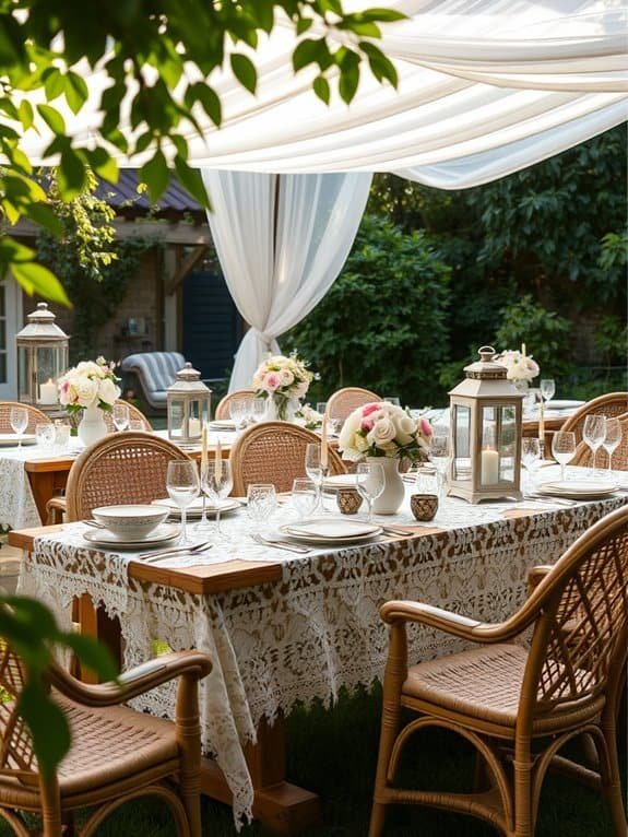 sophisticated tea gathering event