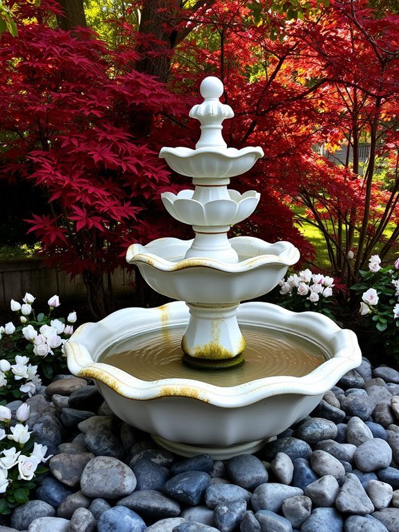 sophisticated water feature decor