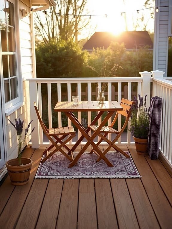 space saving outdoor seating solutions