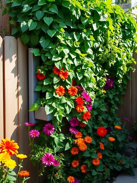 space saving plant display