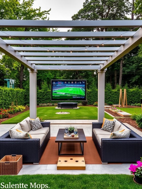 sports watching area design