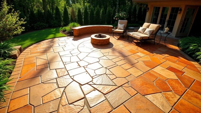 stamped concrete patio designs