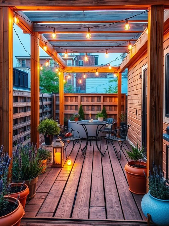 string lights create ambiance