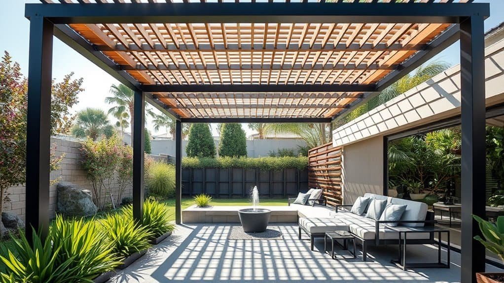 stylish backyard pergola designs