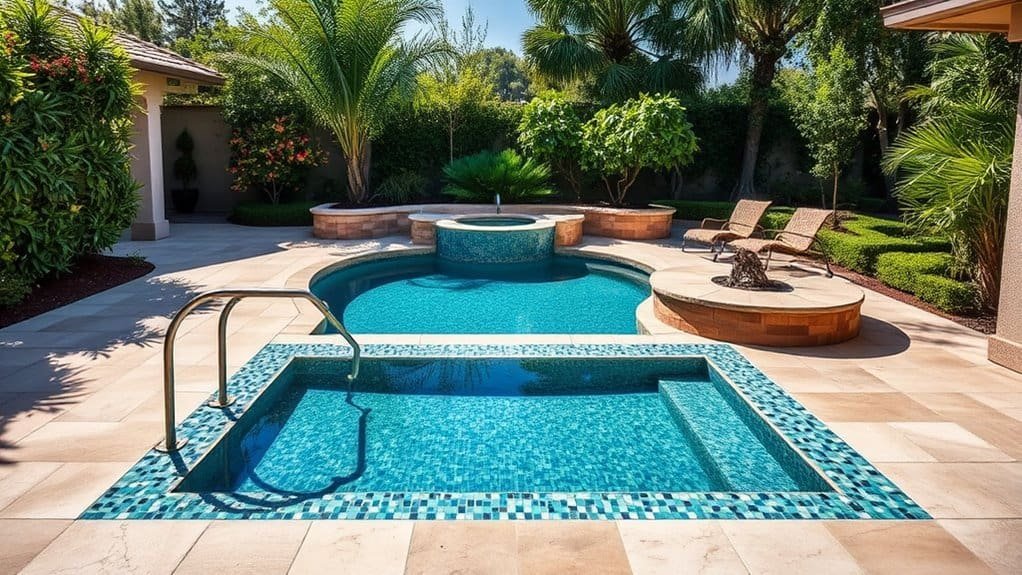 stylish backyard tile designs