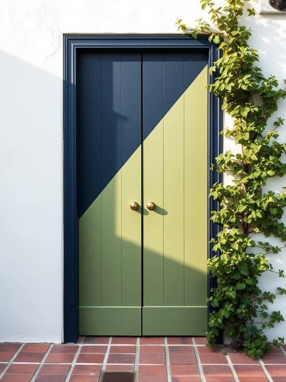 stylish dual color entrance