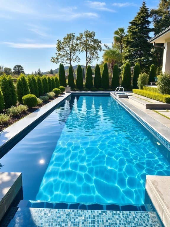 stylish endless water view