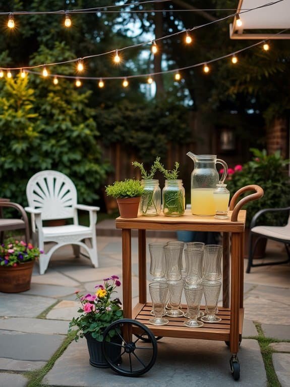 stylish mobile drink station