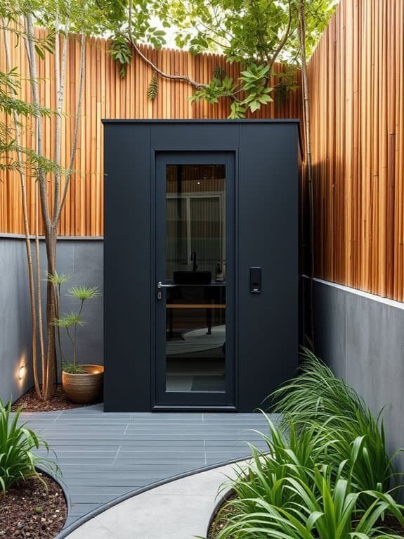 stylish outdoor bathroom design