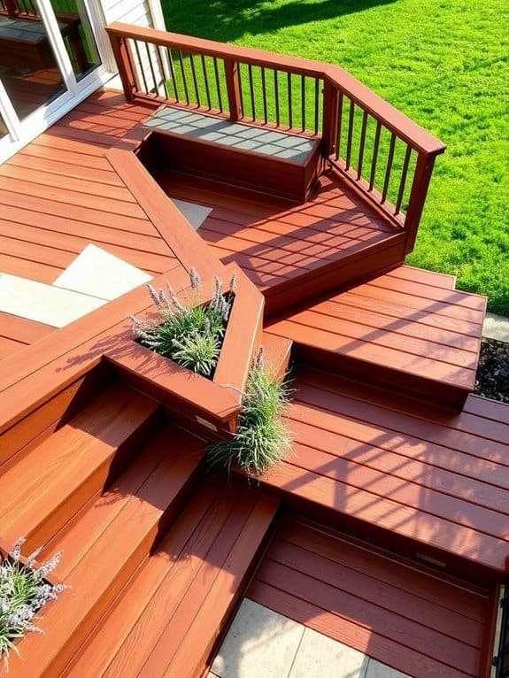 stylish outdoor entertainment space