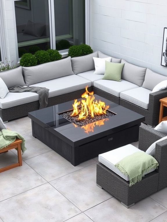 stylish outdoor heating solution