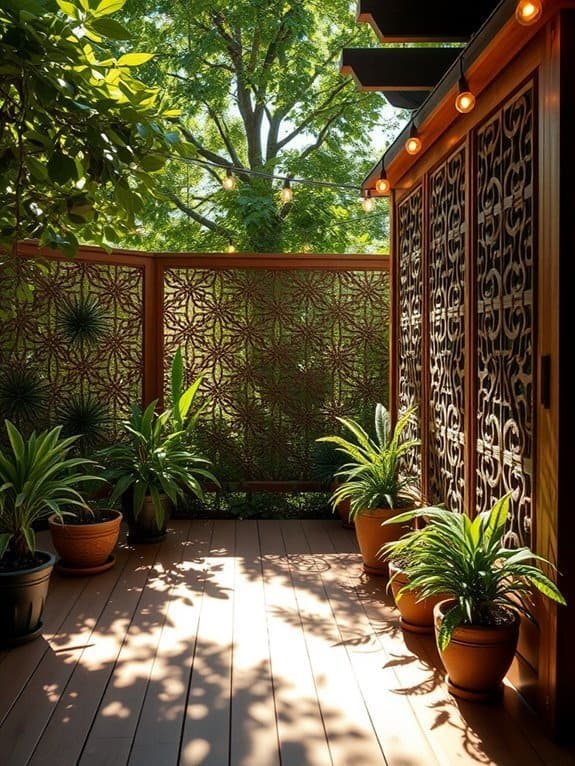 stylish outdoor privacy solutions