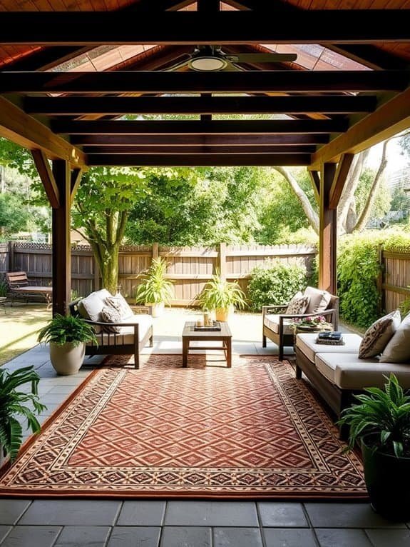 stylish outdoor rug design