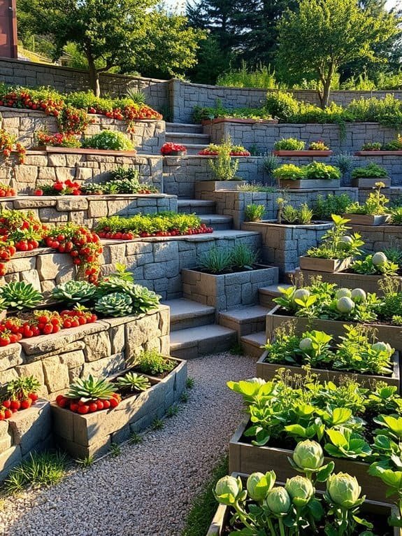 sustainable food producing gardens