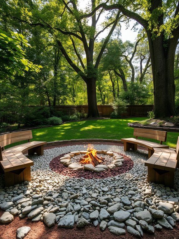 sustainable outdoor fire feature