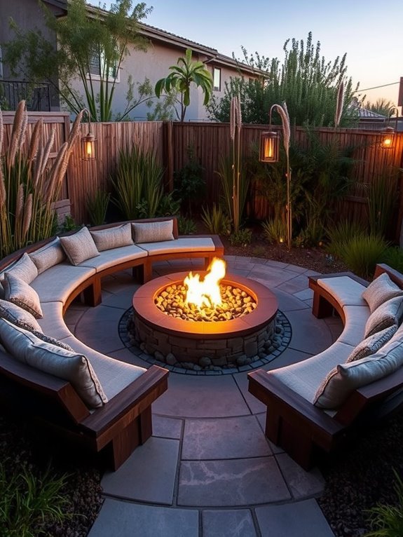 sustainable outdoor fire features