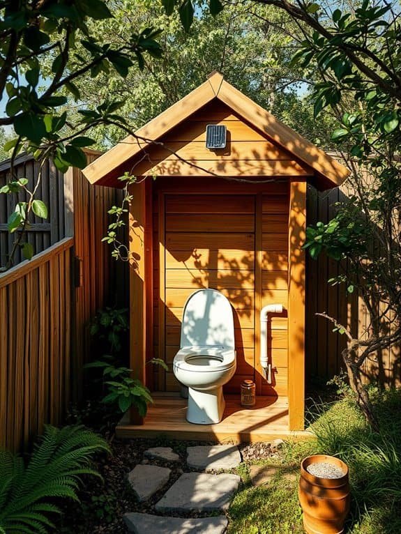 sustainable water saving toilet solution