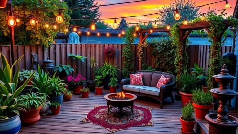 temporary backyard decoration ideas